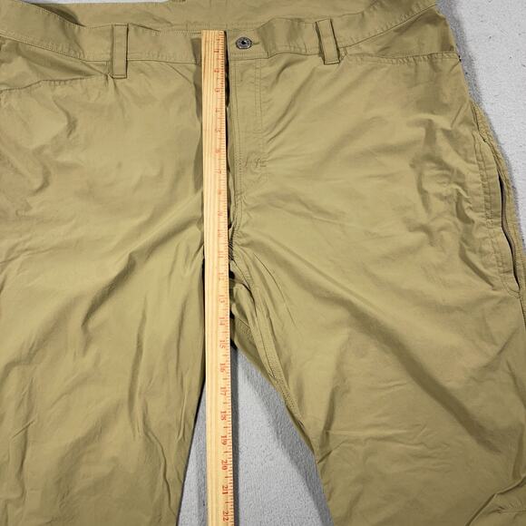 LL Bean No Fly Zone Insect Repellent Pants Men 44x32 Beige Nylon Stretch Outdoor - Picture 5 of 11